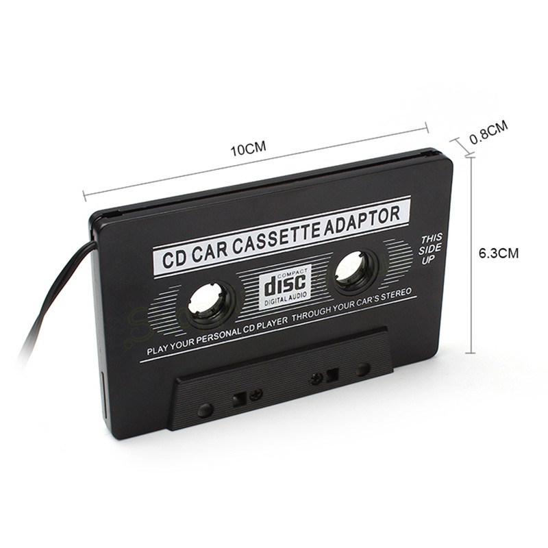 Car Cassette MP3 Player Tape Adapter 3.5mm Jack AUX Cable CD Audio Player Converter