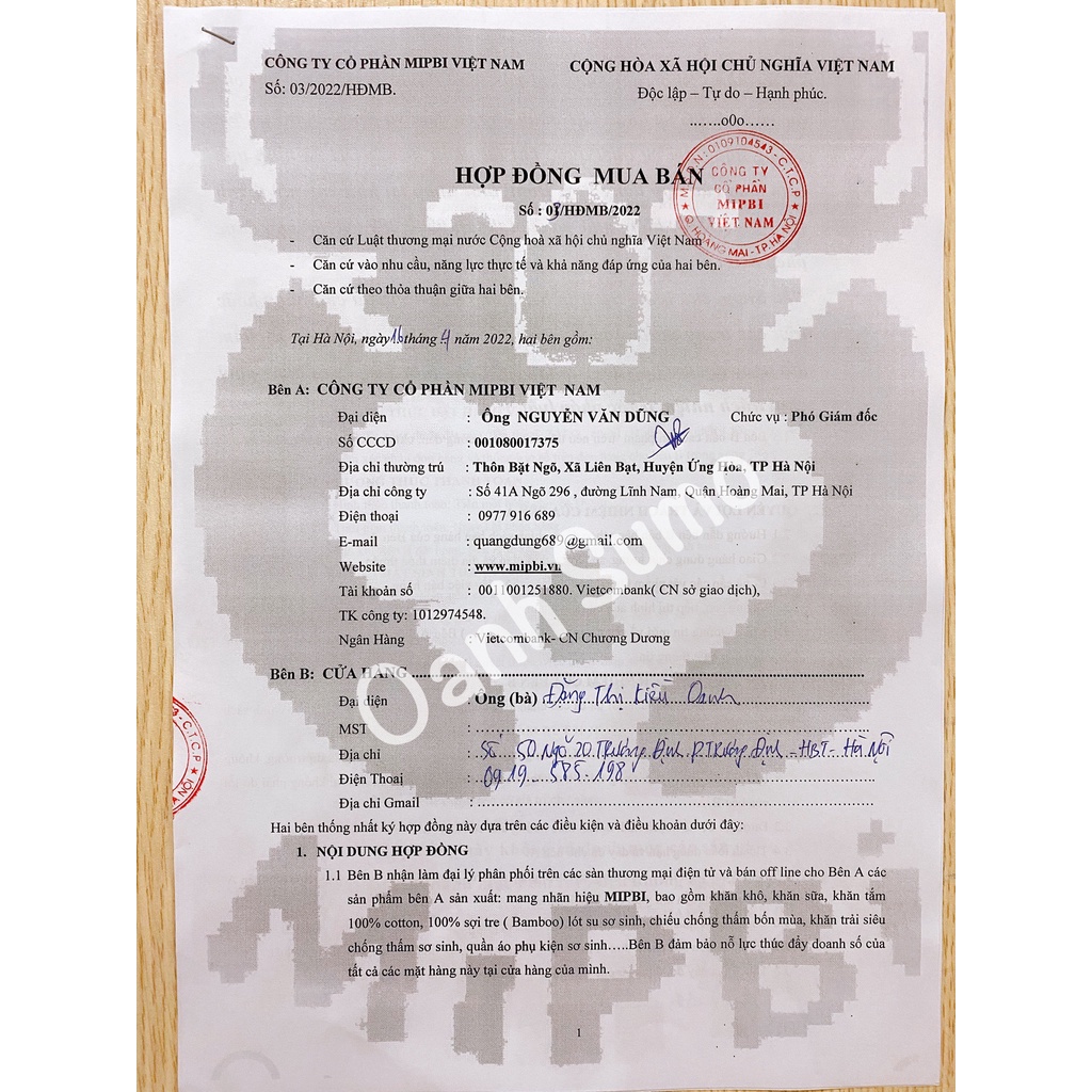 Khăn vải khô đa năng Mipbi