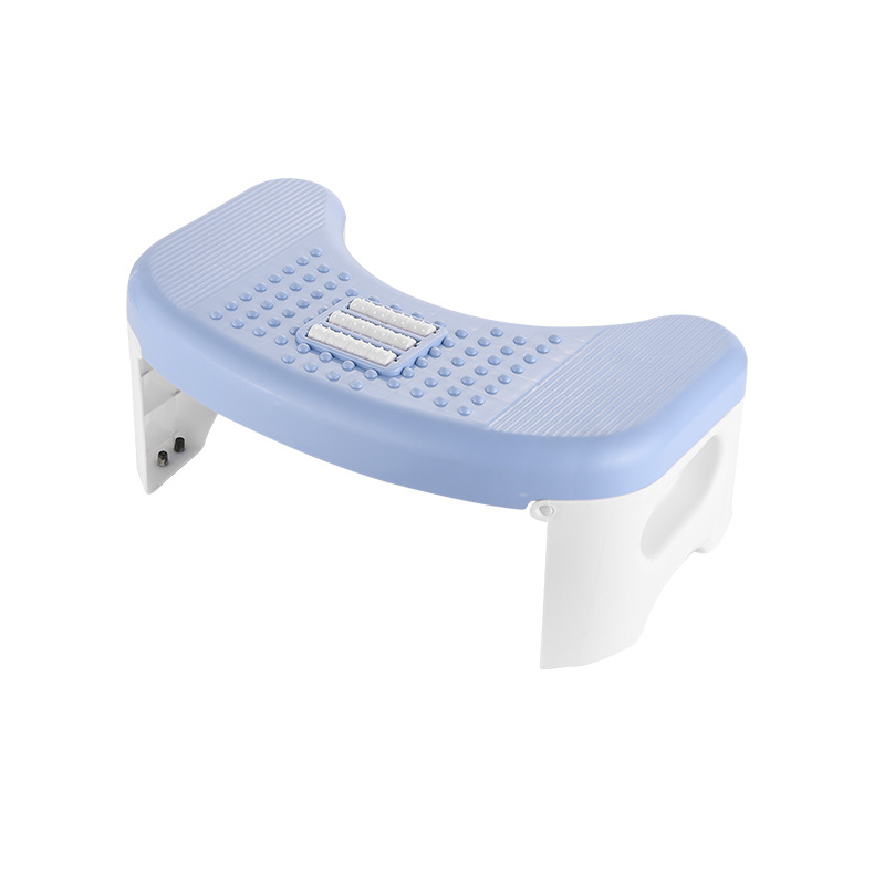 Foldable massage mat footstool, wash your hands, wash your face, wash your steps, step on your footstool, toilet toilet, thickened toilet stool