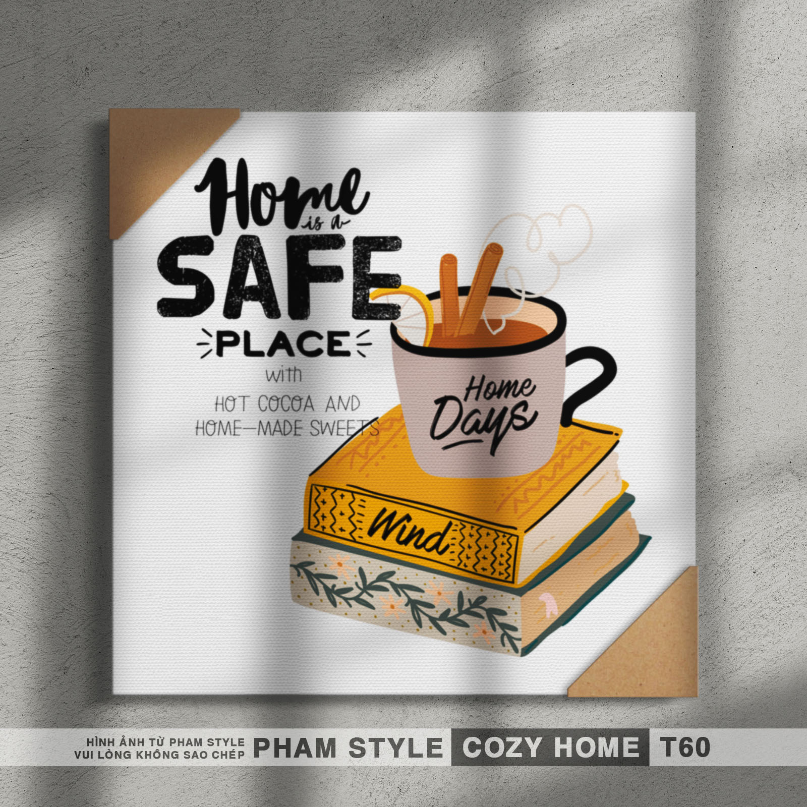 Tranh Canvas Treo Tường COZY HOME (No41-60)