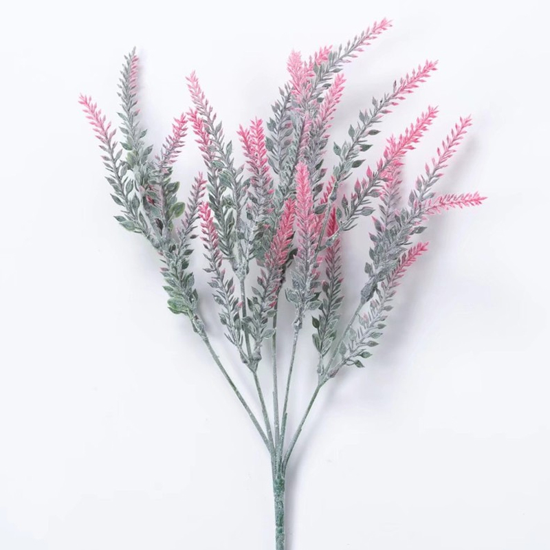 Lavender Artificial Flowers Bouquet for Indoor Home Decor Fake Plant Garden Wedding Decoration Outdoor Vase Flower Arrangement