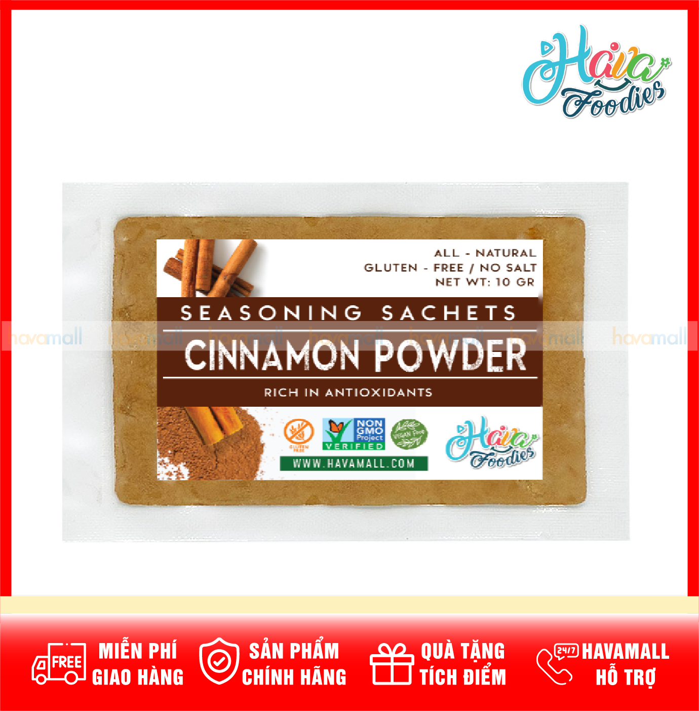 [HÀNG CÔNG TY NHẬP KHẨU] Bột Quế 50gr - Cinnamon Powder