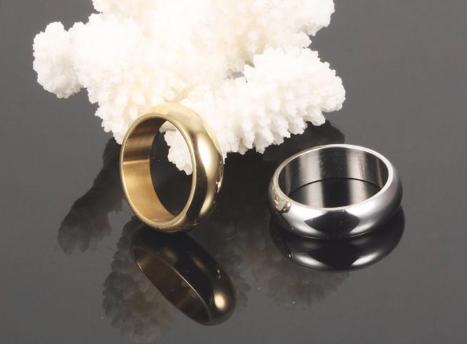 Nhẫn chỉ titanium vĩnh viễn không đen gỉ