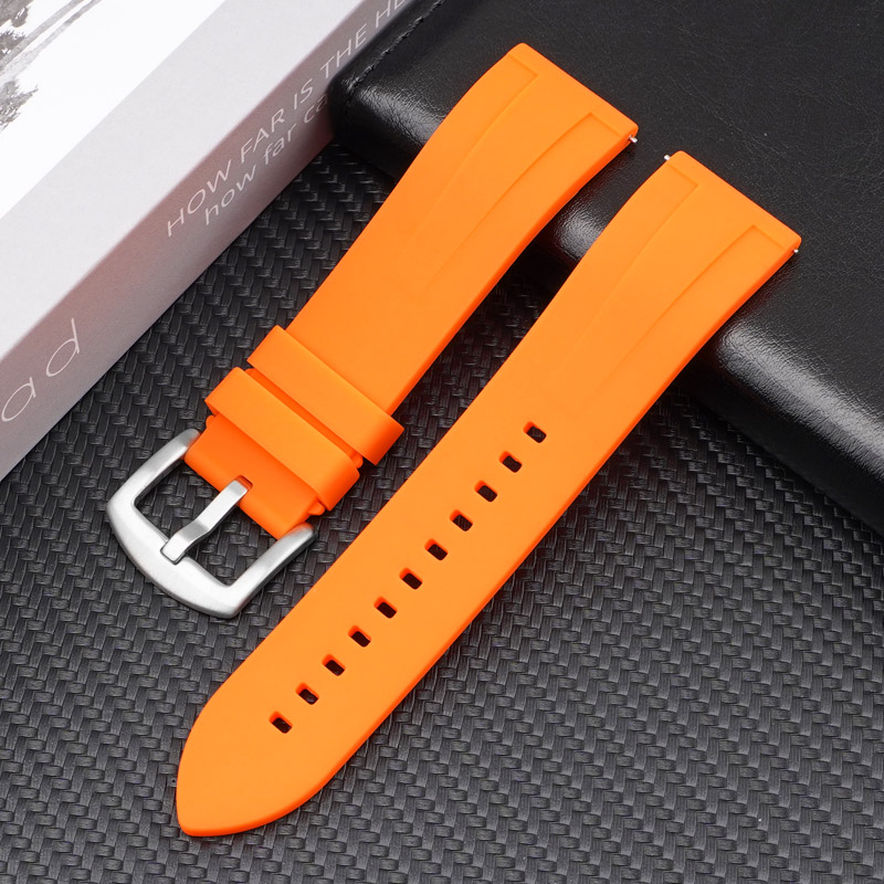 Xingchengec Silicone Smart Quick Release Strap Universal Strap With on/off Raw Lugs