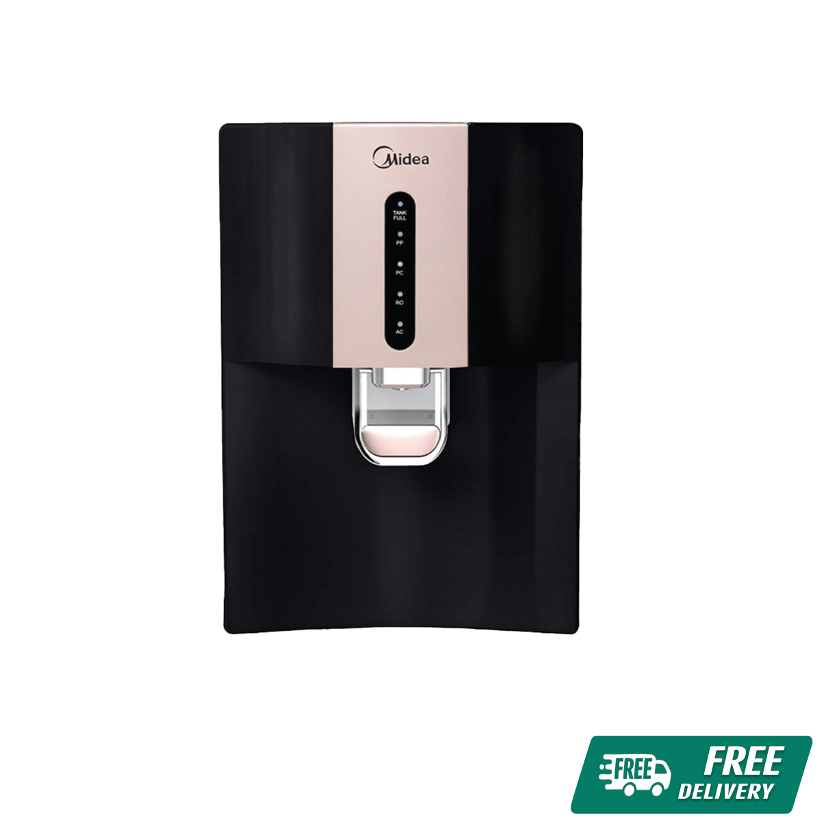 Midea JN1742T RO Water Purifier - Black. 