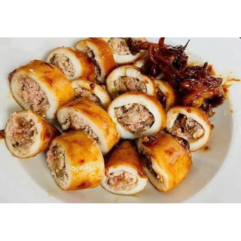 Mực Nhồi Thịt khay 300g (giao tphcm)