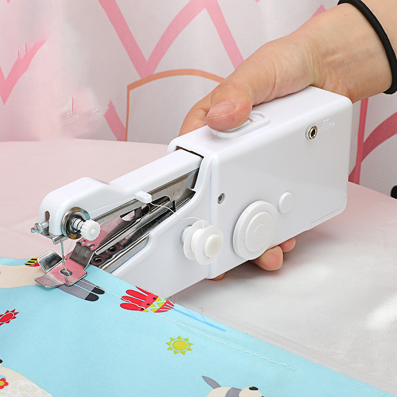 Portable Handheld Electric Sewing Machine Needlework Cordless Clothes Mini Home Sewing Quick Repair DIY Clothes Sewing Machine.