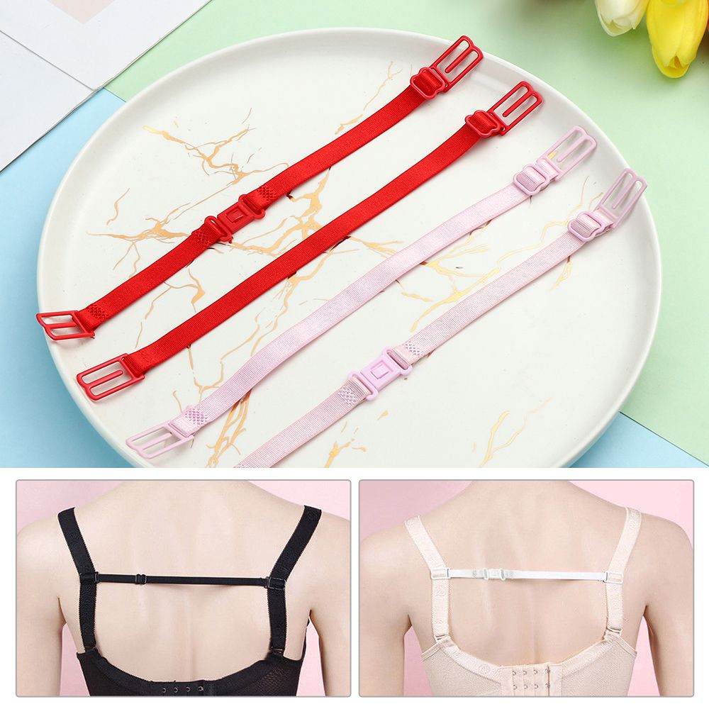 3PCS Lady Nonslip Elastic Adjustable Band Bra Strap Holder Strap