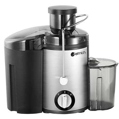 Máy ép trái cây đa năng elmich el-1850, đường tiếp hoa quả rộng giúp thao tác nhanh và dễ dàng, lưỡi dao bằng thép không gỉ, trang bị lưới lọc tối đa, bh 1 năm