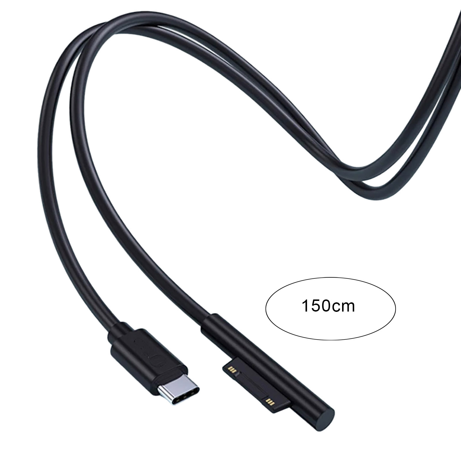 Lm USB-C sạc bề mặt cáp sạc 15V/3A Loại-C cáp cho Bộ chuyển đổi cho Surface Pro 7 3 4 5 6 nhanh chóng sạc cáp Bộ sạc máy tính bảng cho Surface Book cung cấp điện tương thích với bề mặt đi chất lượng cao