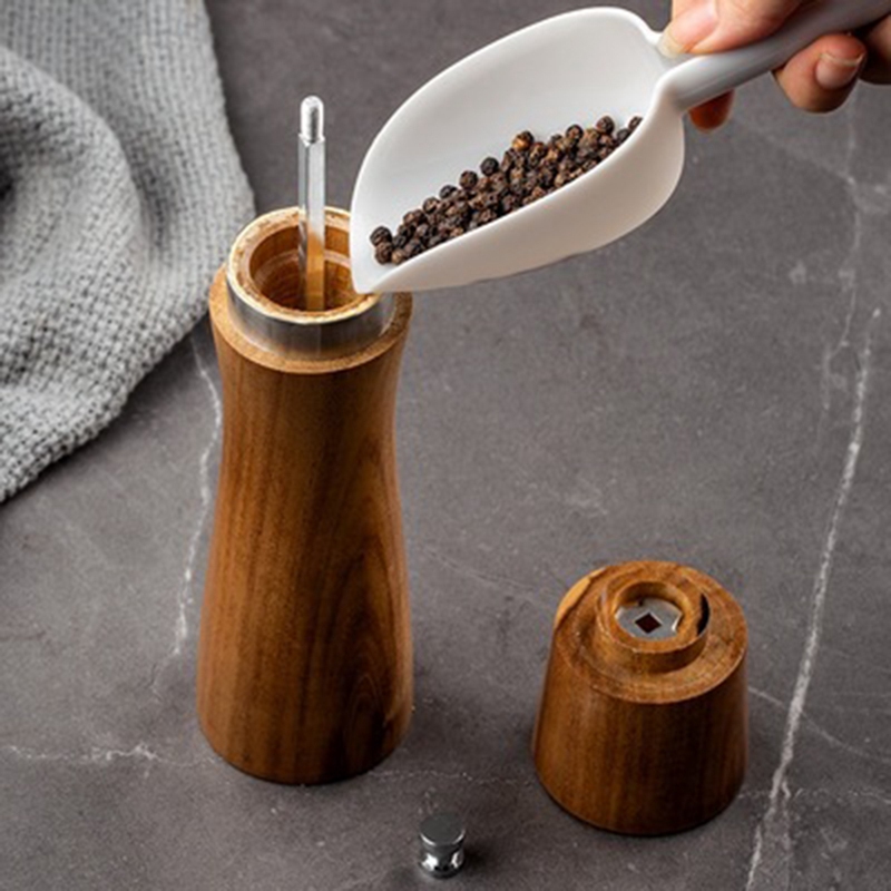 Radicaln Set di sale e pepe in marmo Oceanic da 6,3 cm, realizzato a mano, set di spezie per tavolo da cucina, porta sale rosa, decorazione per la cucina di fattoria, elegante