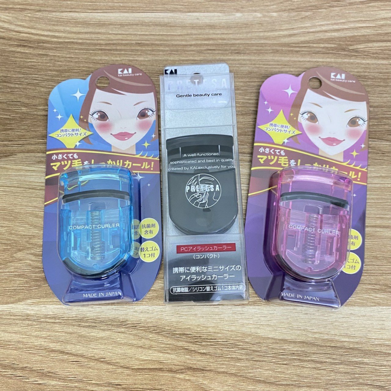 Kẹp Bấm Mi Cao Cấp Nhật Bản Kai Compact Siêu Cong Mi
