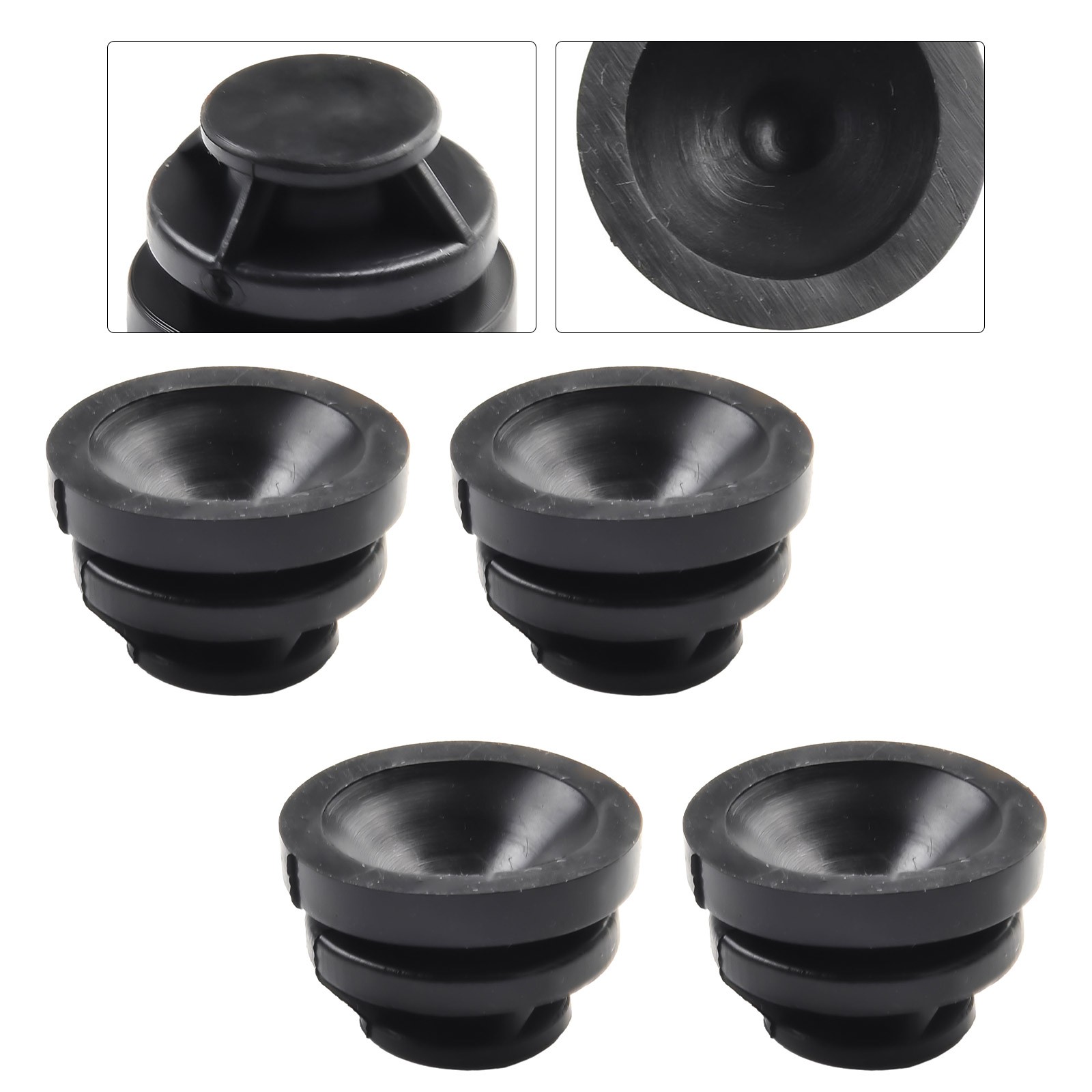 【Overauto】 Rubber Mounts Car Engine 4Pcs Black Bush Buffer P30110238 Brand New High Quality