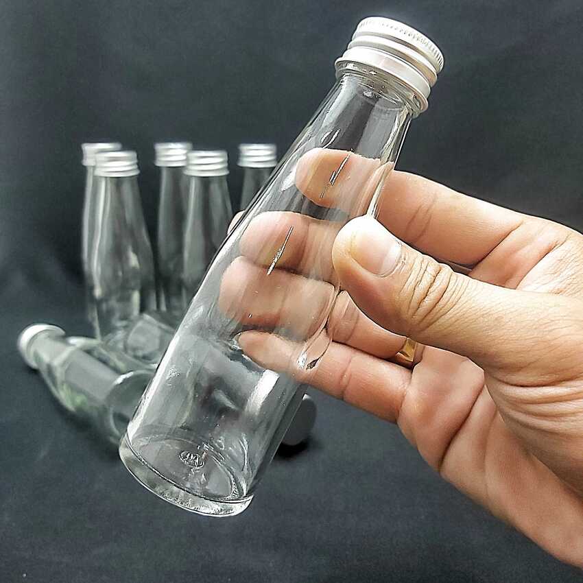 Glass JAR 100ml – Cylinder shape - combo 15 jars