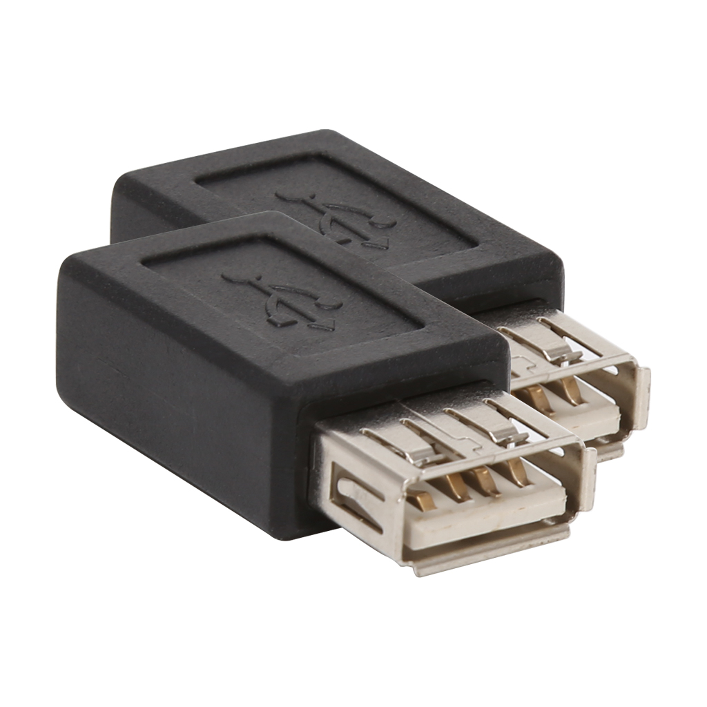 2pcs/set usb 2.0 type a female to micro usb type b 5pin female converter adapter