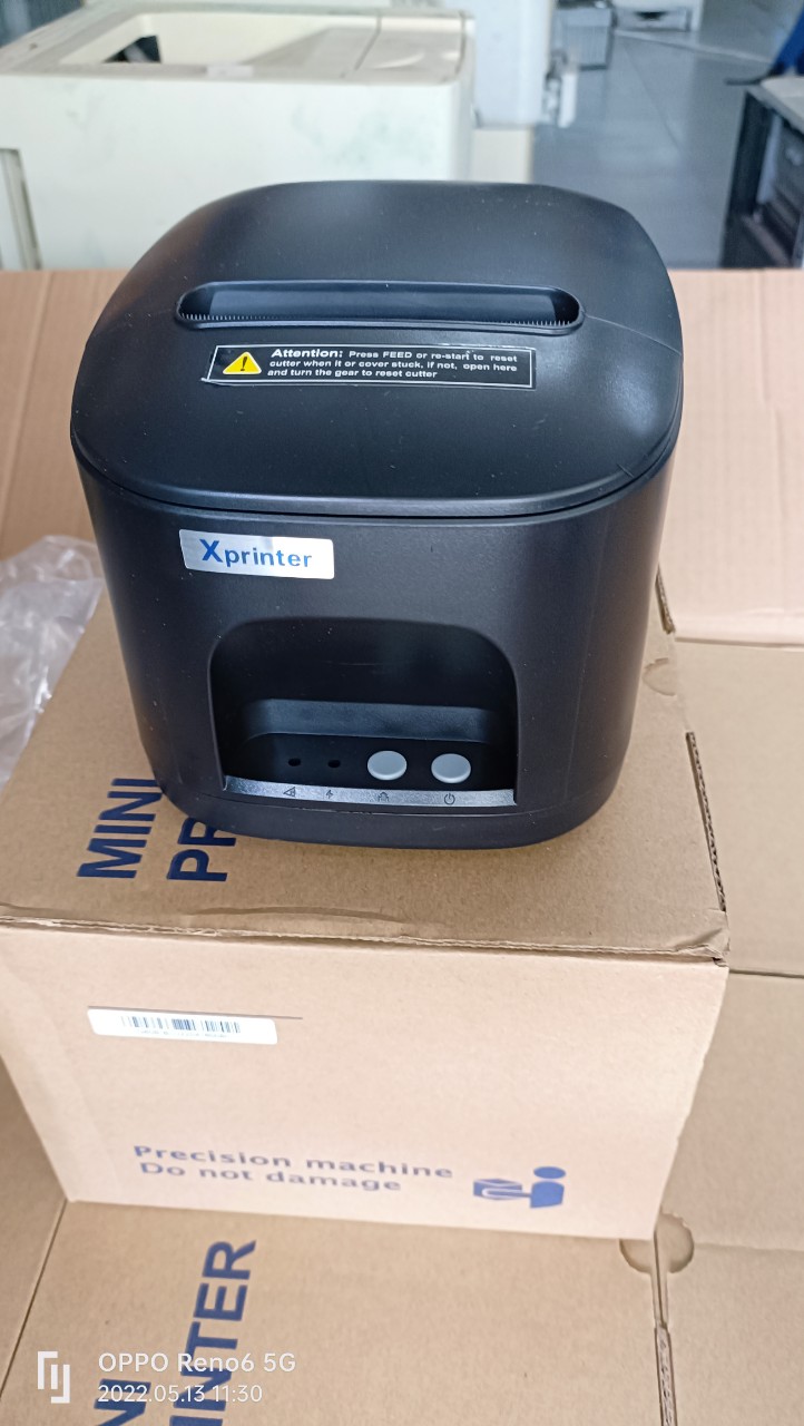 Máy in nhiệt bill Hai Cổng USB và LAN Xprinter Q80b BH 12 tháng