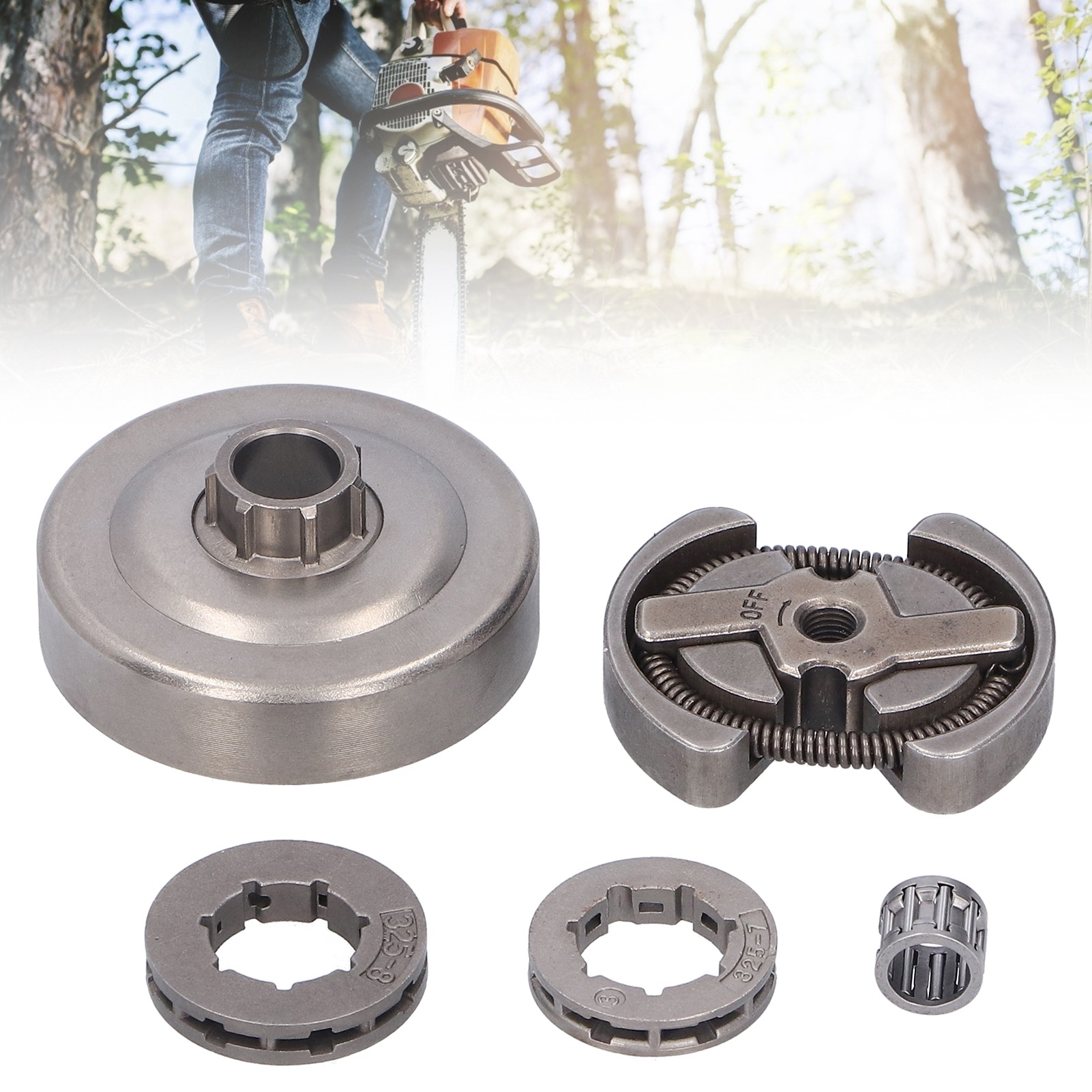 Sprocket Durable High Hardness Reliable Practical Stable Clutch Replacement Iron for Chainsaw Parts Husqvarna 235e 240e 235 240 137 142 36 41