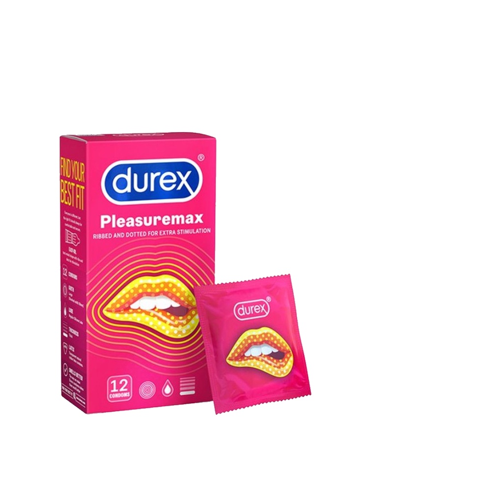 Bao cao su Gai ÊM Durex Pleasuremax 12 bao