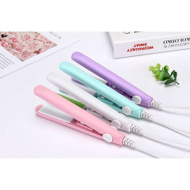máy duỗi tóc mini kele làm nóng nhanh hộp xịn