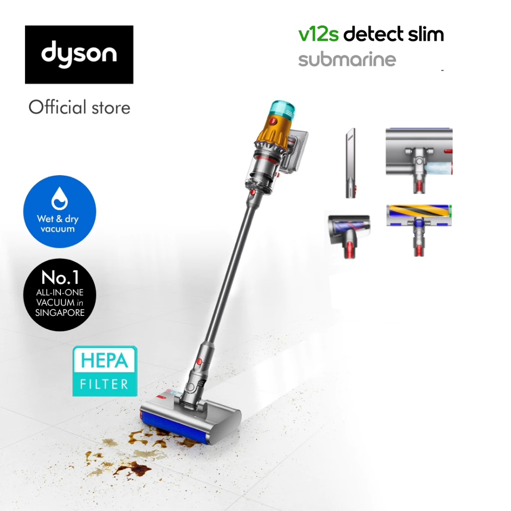 7.7 Specials] Dyson V12s Detect Slim Submarine™ Complete HEPA Wet