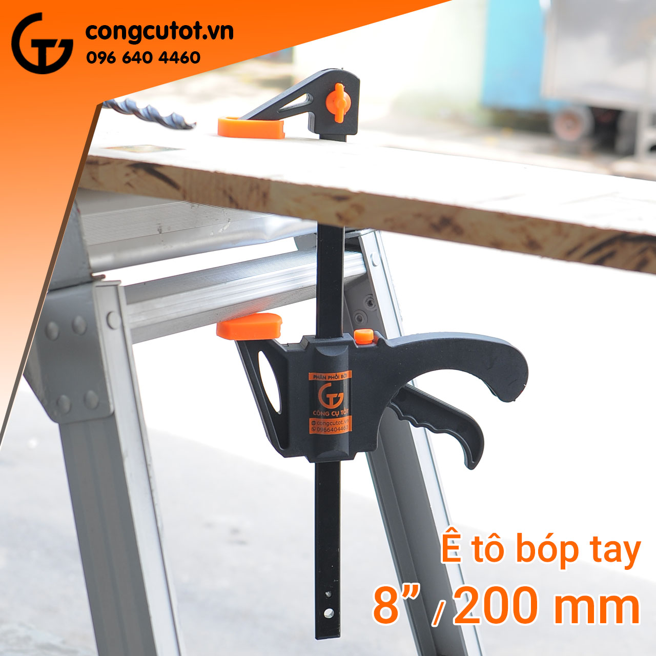 Cảo kẹp nhanh size tùy chọn 6 - 36inch