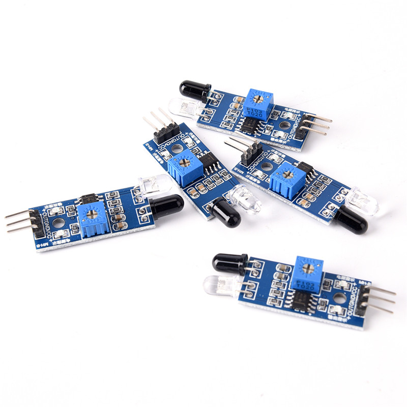5PCS IR Infrared Obstacle Avoidance Sensor Module For Arduino Smart Car Robot. 