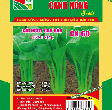 Hạt giống cải ngọt 20gr