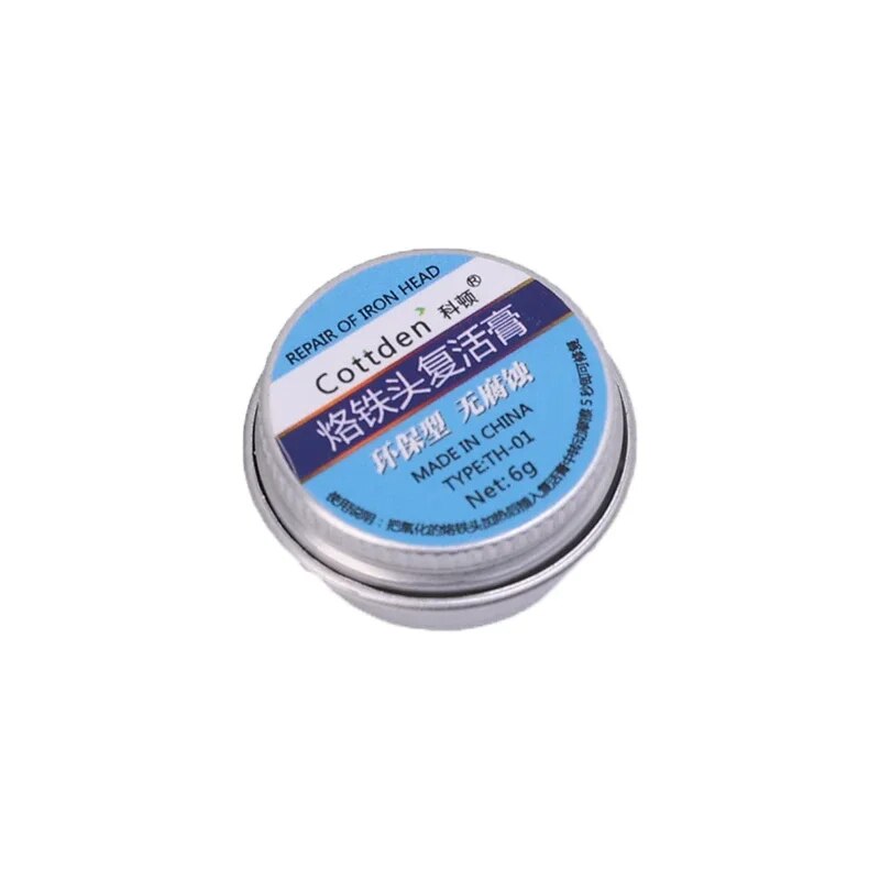 Solder Paste 1/2PCS Electrical Soldering Iron Tip Refresher Solder Cream Clean Paste For Oxide Solder Iron Tip Head Resurrection Cleaninghand Tools I196028455