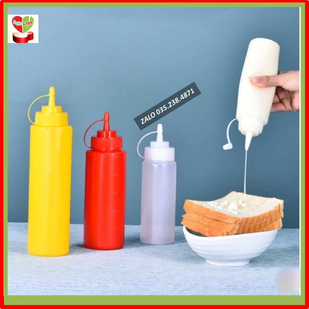Chai Đựng Tương Ớt, Lọ Đựng Nước Sốt 250ml, 500ml, 650ml