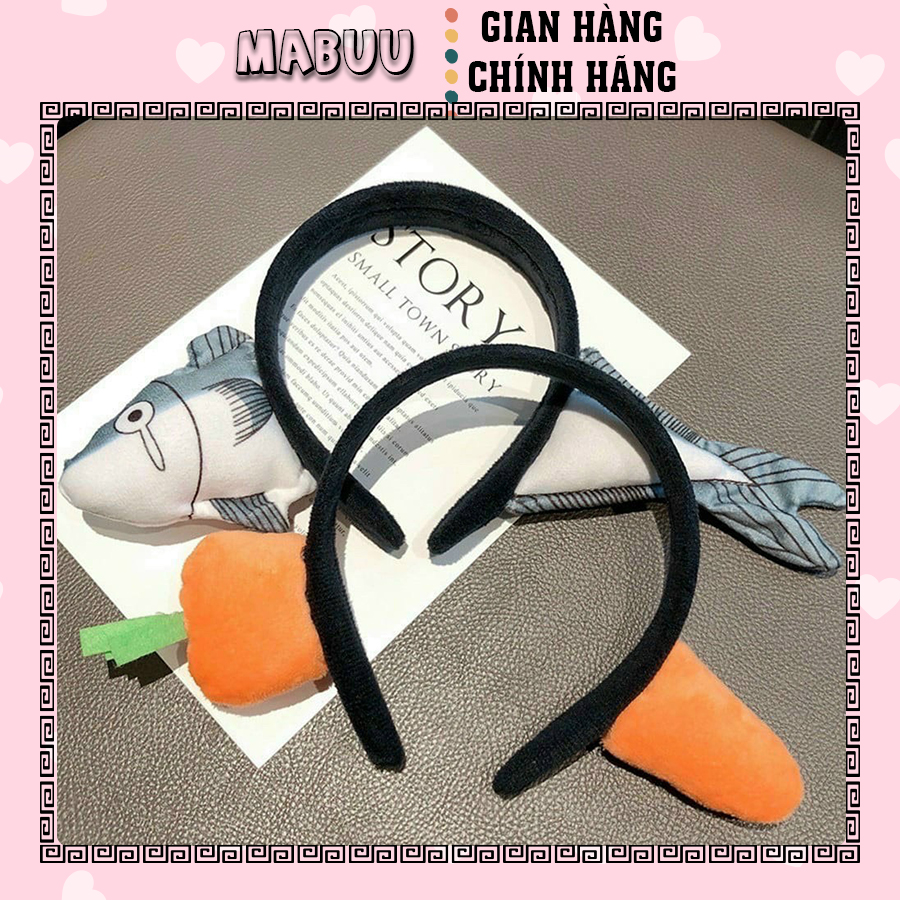 [HCM]Bờm (Cài Tóc) Hình cá cà rốt phong cách Hàn Quốc 4011