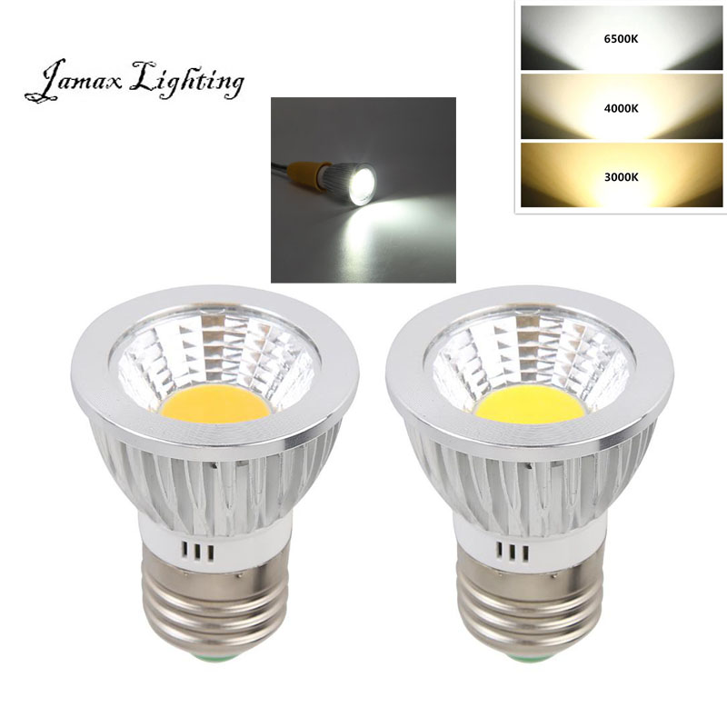 Jmax high quality cob spotlight 18w 15w 12w 9w led lights e27 ac 85-265v bulb lamp decor warm neutral cool white