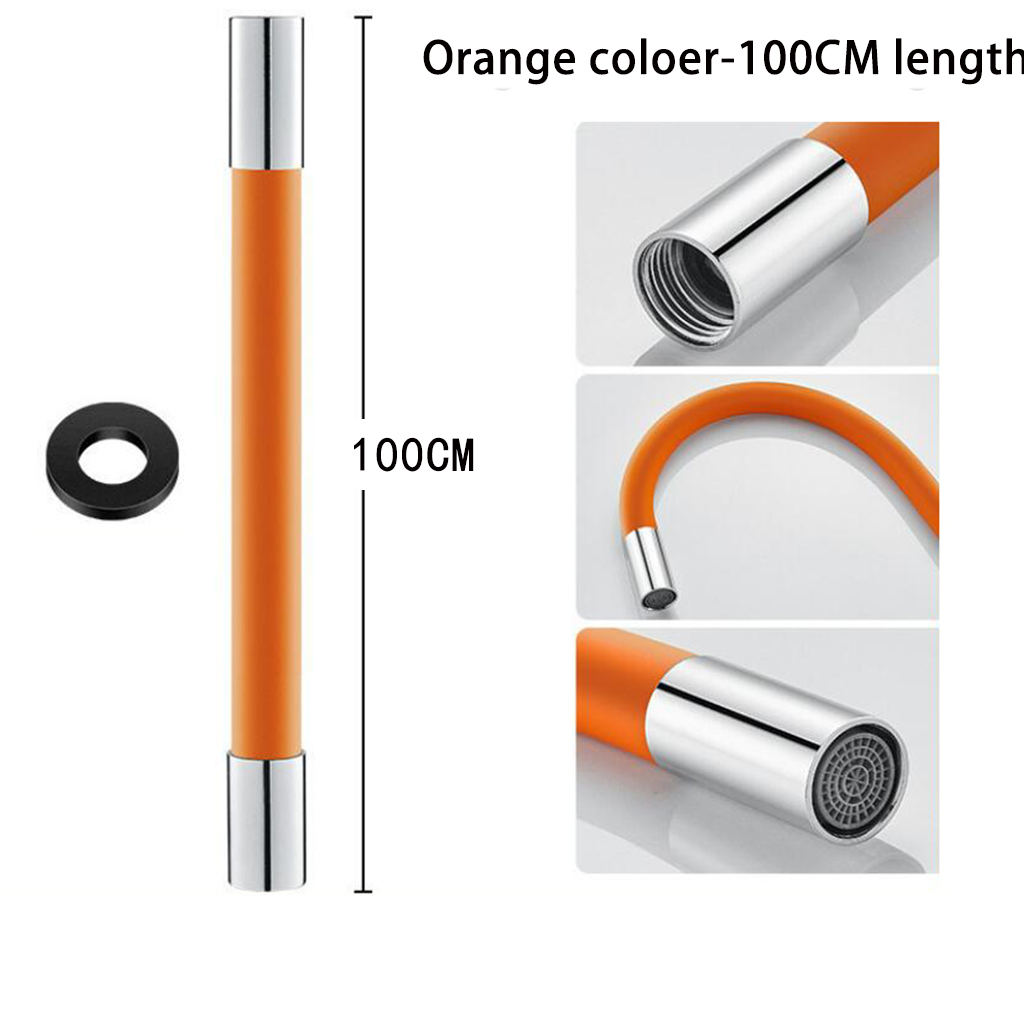 Silicone Hose Kitchen Faucet Extension Hose Bathroom Extension Water ...