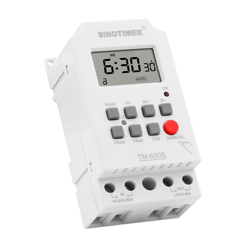 【InnovateWorld】AC 220V DC 12V Second Setting Digital Timer Switch 24hr ...