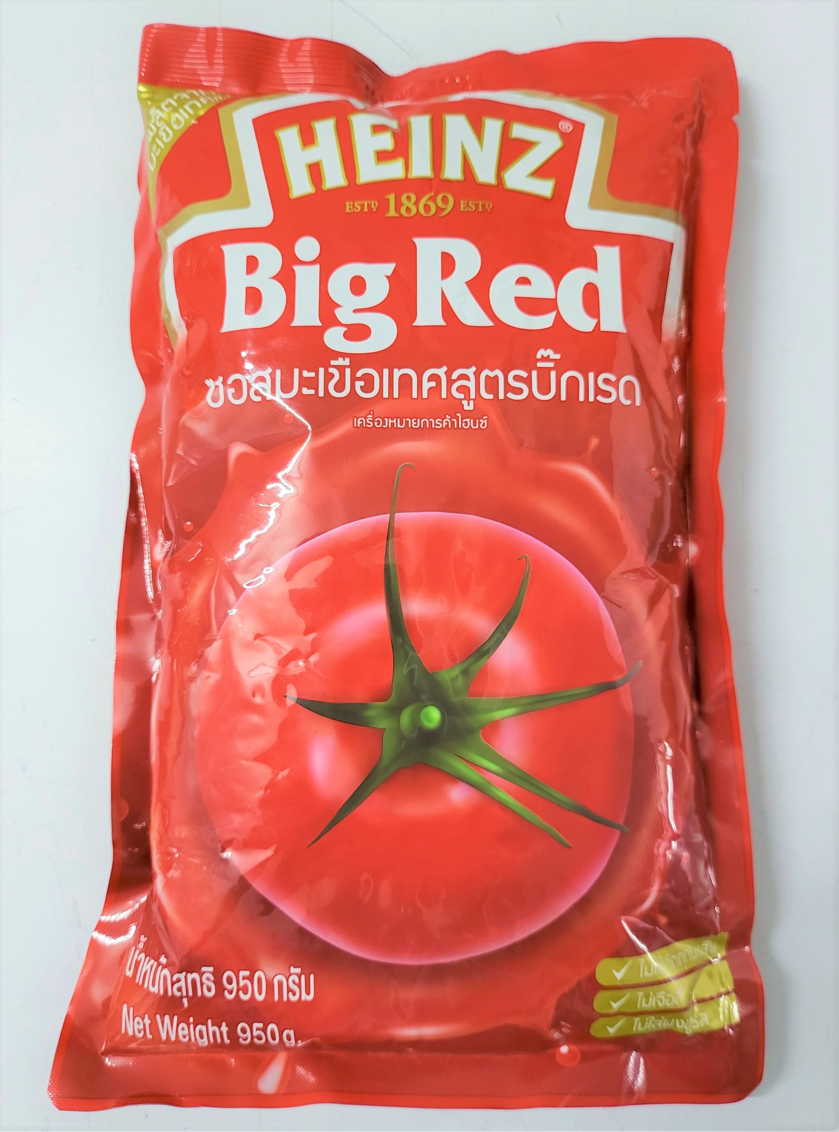 Túi 950g TƯƠNG CÀ CHUA Thailand HEINZ Tomato Sauce Big Red Formula halal