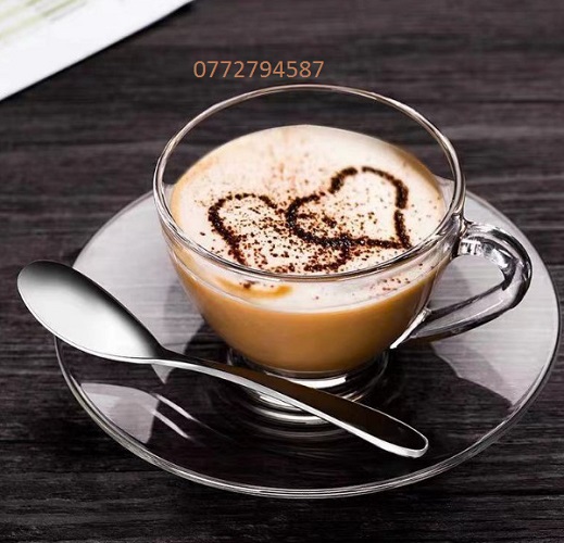 [HÀNG CHẤT LƯỢNG] Hộp 06 Bộ Tách Cafe Cabuchino 220ml ( Tách + Đĩa )