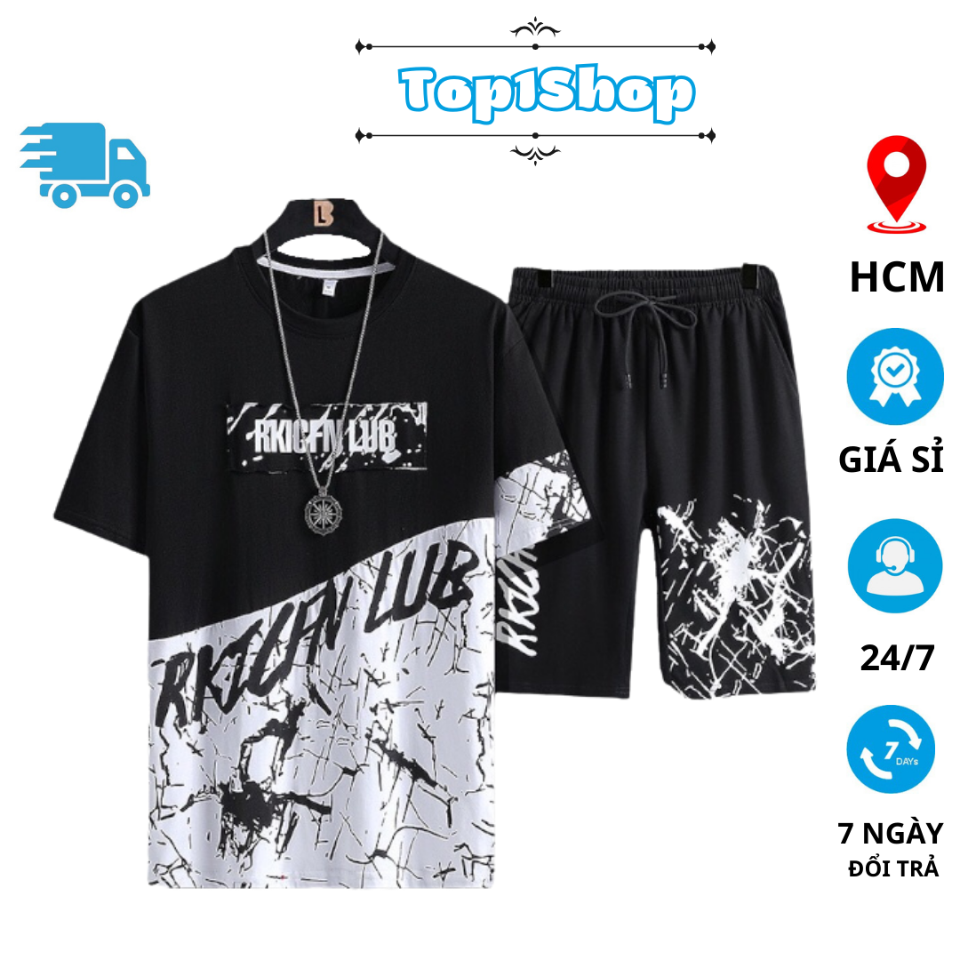 Set bộ thời trang nam rkicfn lub phối màu cá tính s0