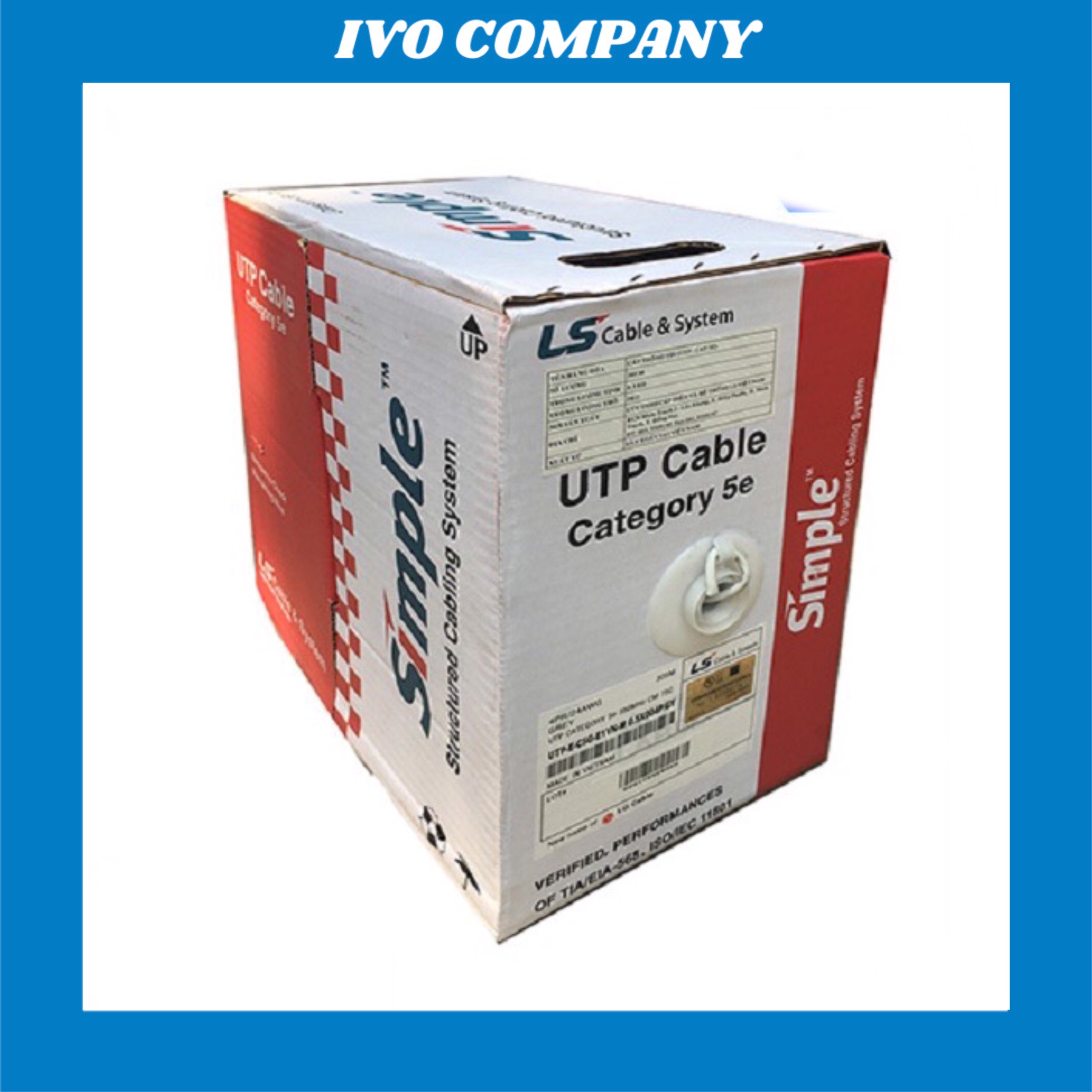 Thùng Dây Cáp Mạng LS Vina Cat5e UTP 305m
