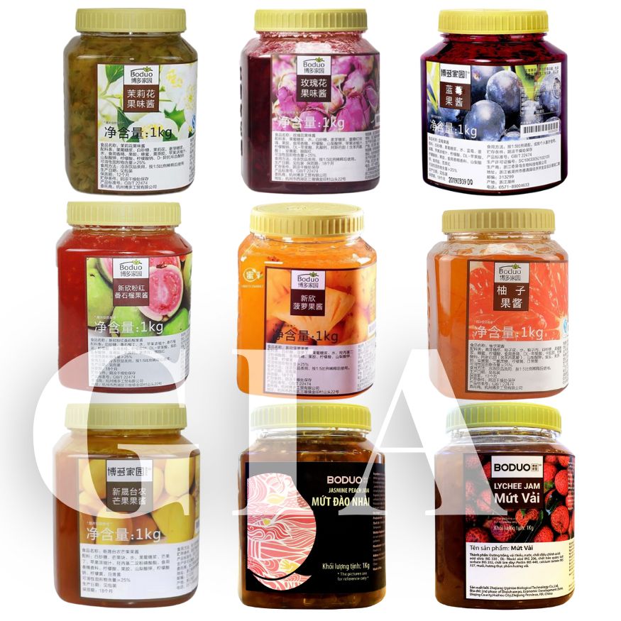 Mứt trái cây Boduo hộp 1kg