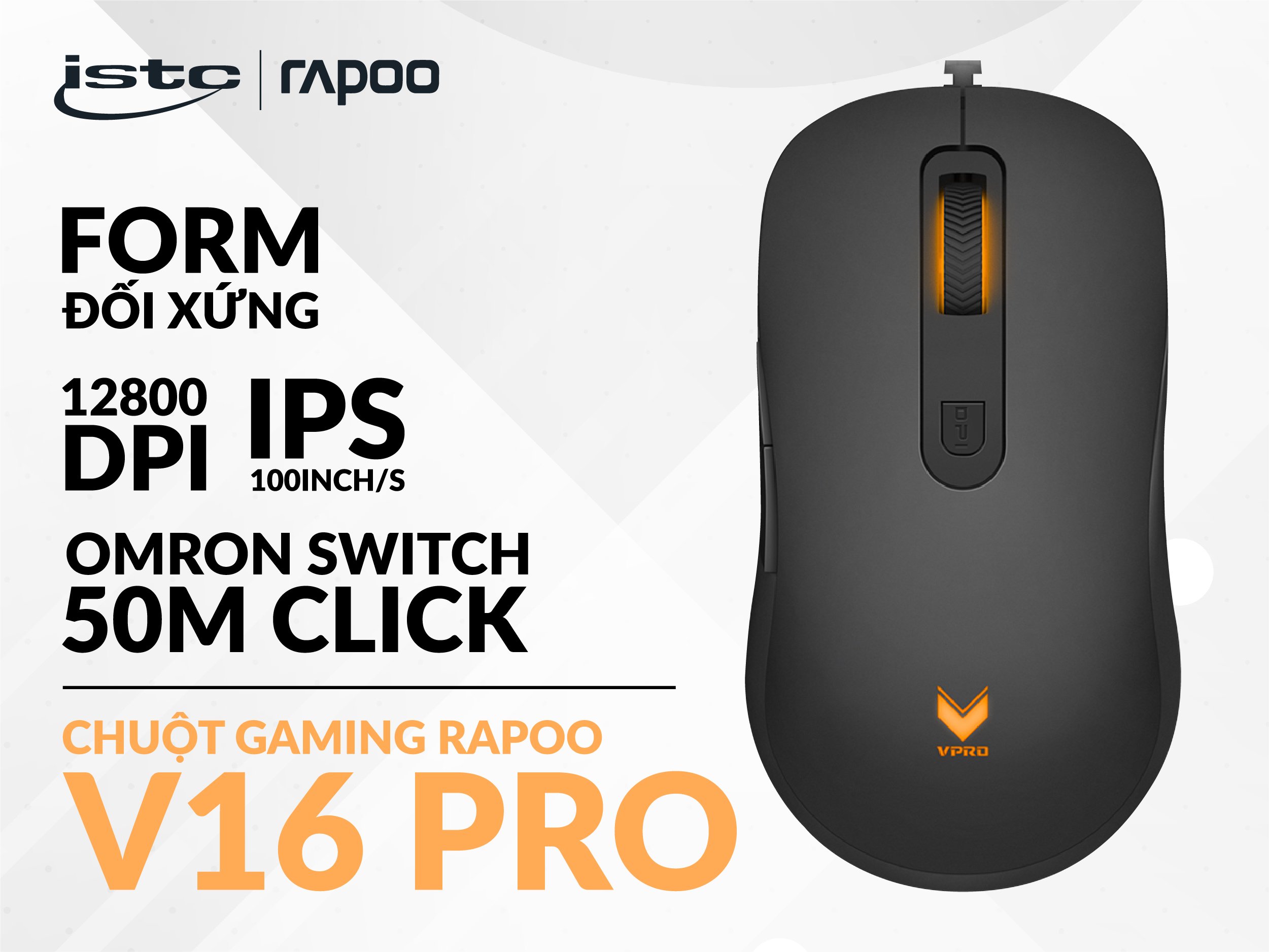 Chuột Gaming có dây Rapoo V16 PRO (Hàng Chính Hãng)
