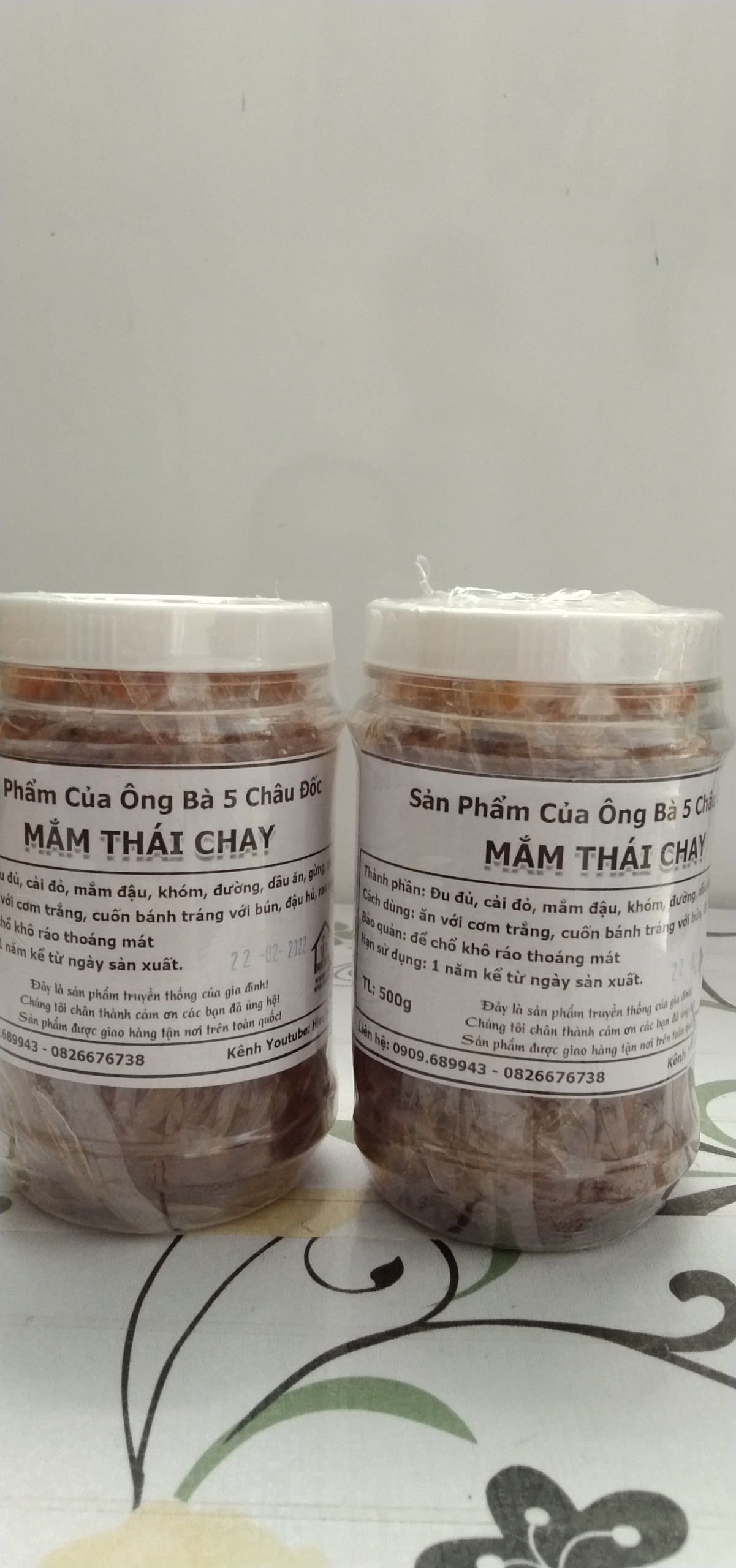 Mắm Thái Chay ông bà 5 Châu Đốc 500g