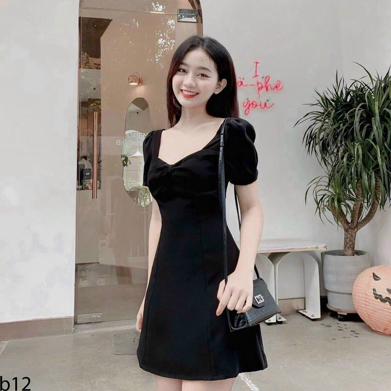 Váy Đầm Tiểu Thư Siêu Xinh Tôn Dáng Sáng Da 2 Màu Lựa Chọn