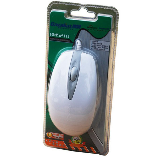 BM5210 Wired Mouse Computers 1200 DPI 100mA USB 14inch/s Track ...