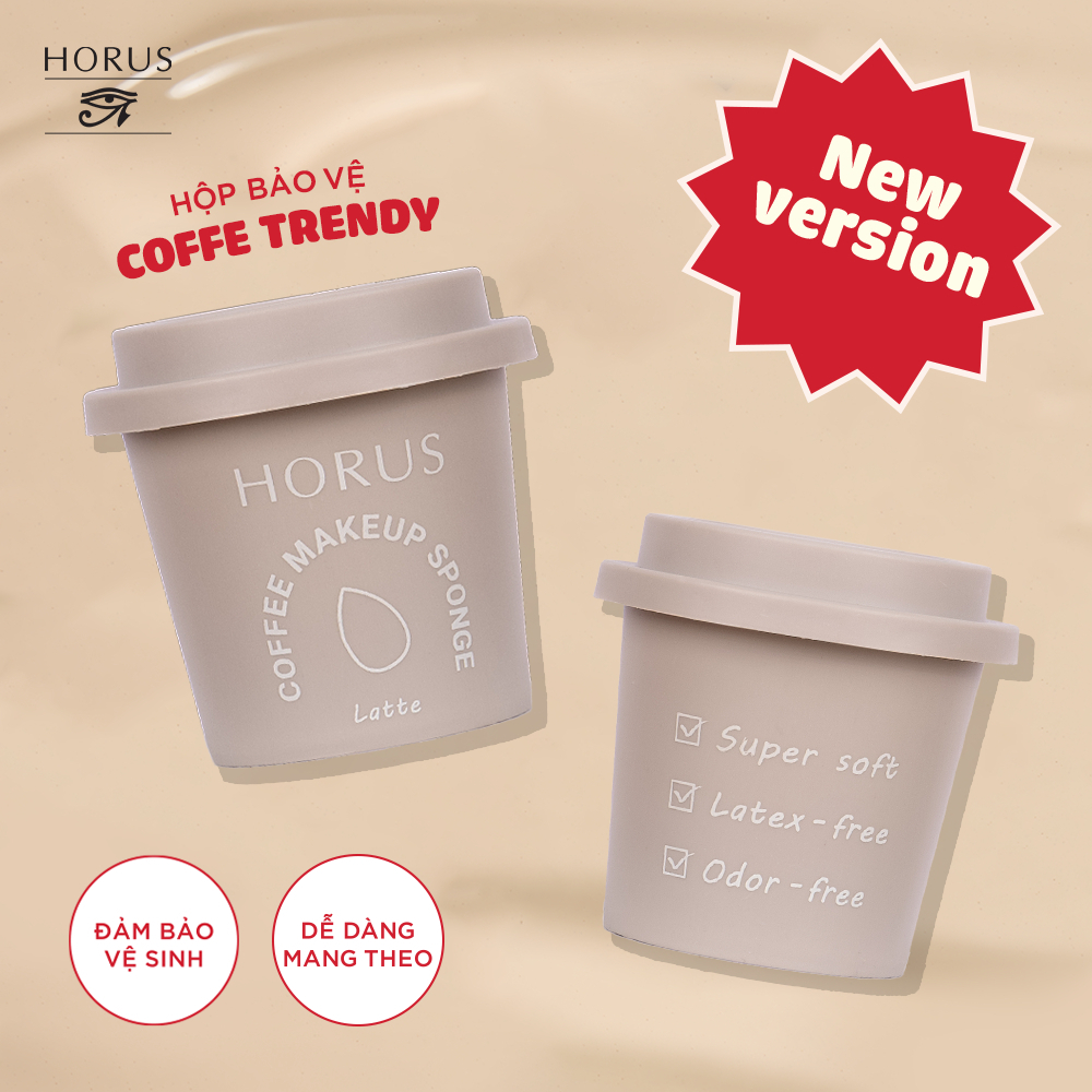 Mút trang điểm Horus Coffee Make Up Sponge