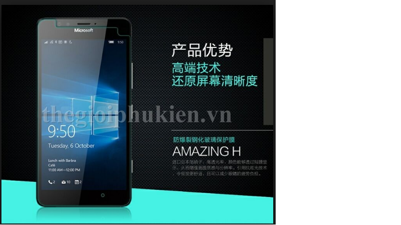 Kính cường lực cho Nokia lumia 950 XL