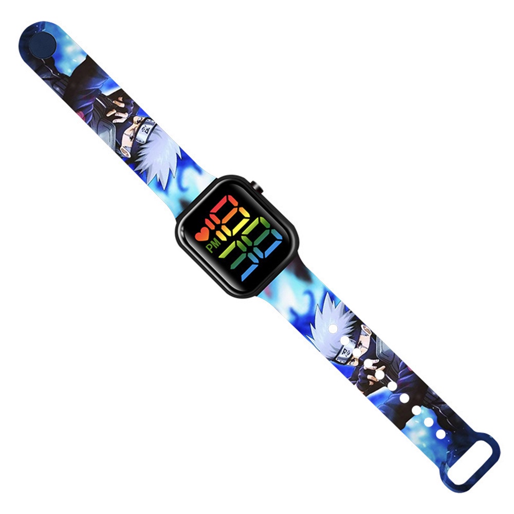 Hello Kitty Princess Elsa Printed watch Spider-Man Cartoon Anime Figure Cosplay Stitch Minnie Mouse Naruto Digital Watch