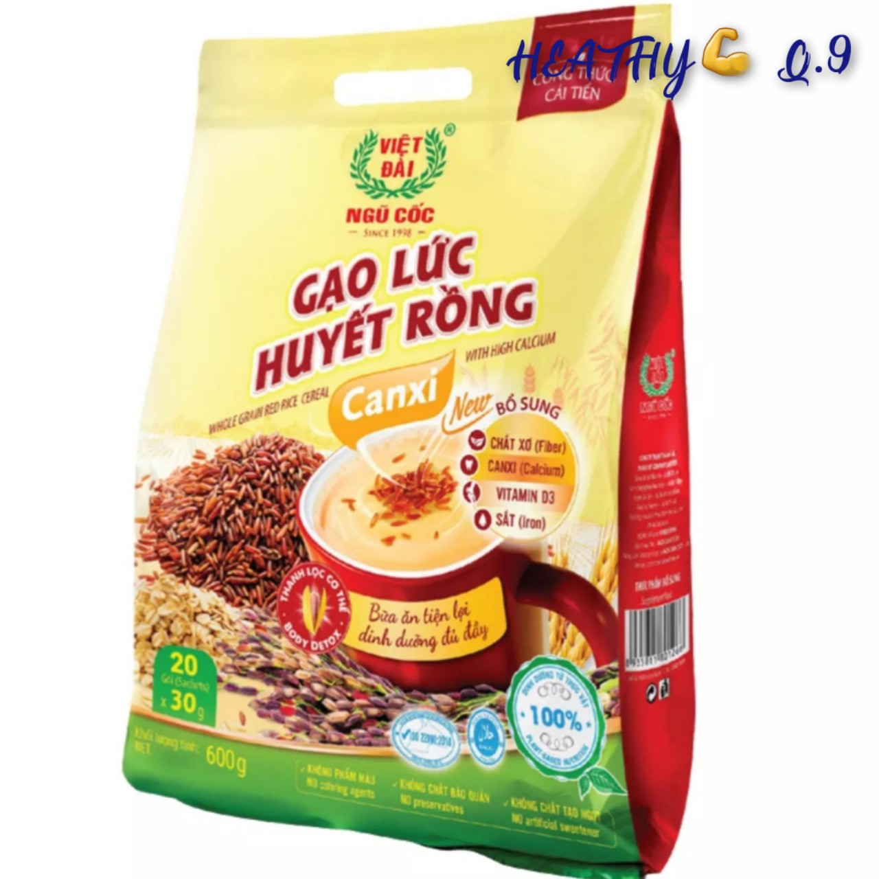 Bột Ngũ Cốc Ăn Kiêng Việt Đài 600g (Sản Phẩm Dành Cho Người Không Sử Dụng Đường)