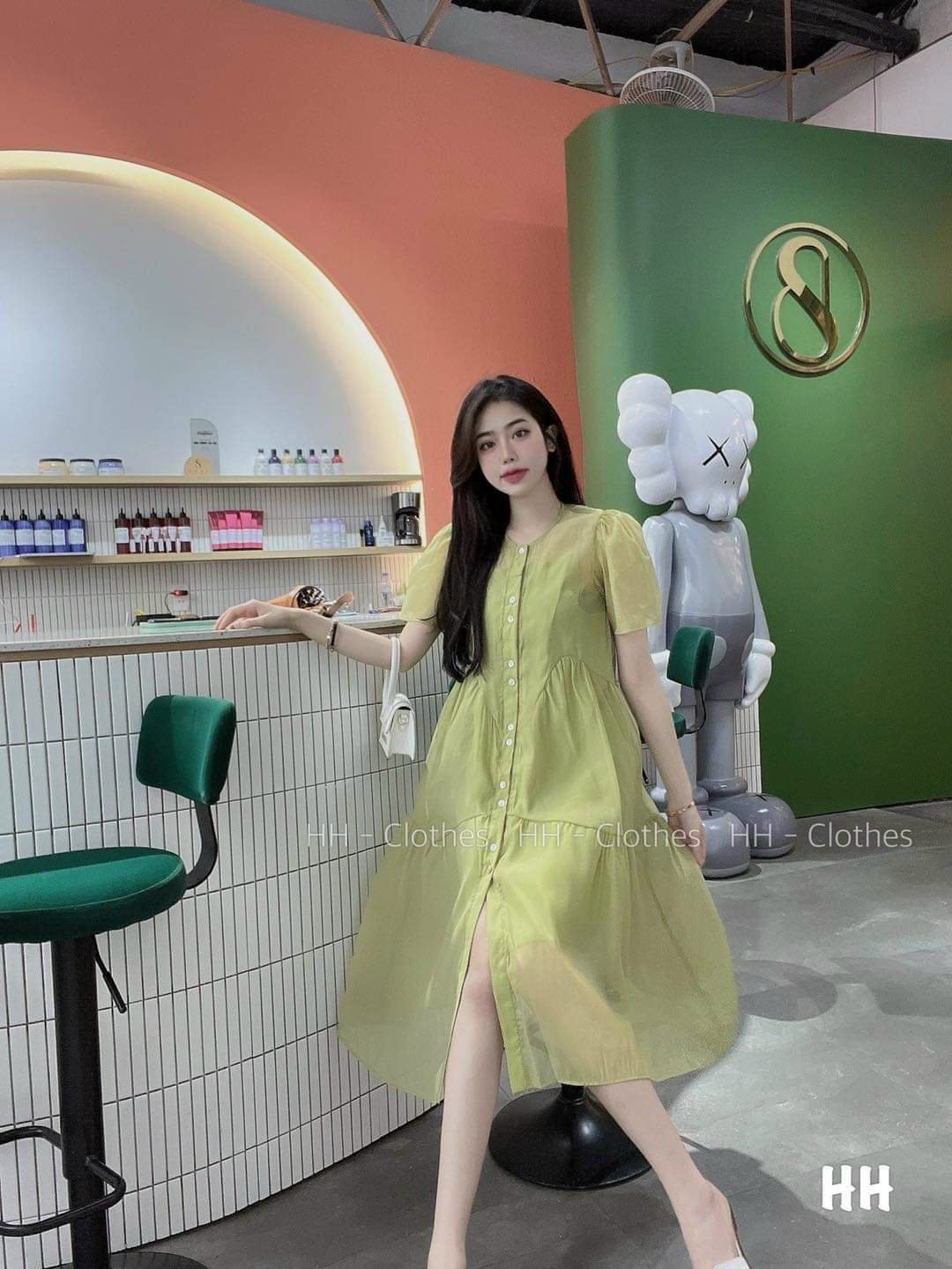 [bauxinh V47] ĐẦM BẦU BABYDOLL TIỂU THƯ STYLE HÀN 2 LỚP TƠ LỤA MỀM MÁT - VÁY BẦU MÙA HÈ MẶC LÊN CỰC XINH