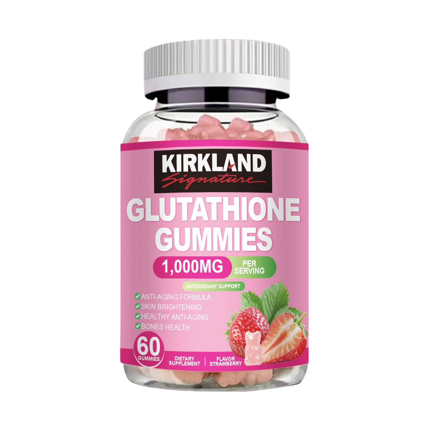 kirkland glutathione KIRKLAND Glutathione Gummies 60pcs Khasiat Antioksidan Peningkatan  Kekebalan Tubuh dan Anti Penuaan Suplemen Gummies Leego Home Formulasi  Glutathione - Lazada