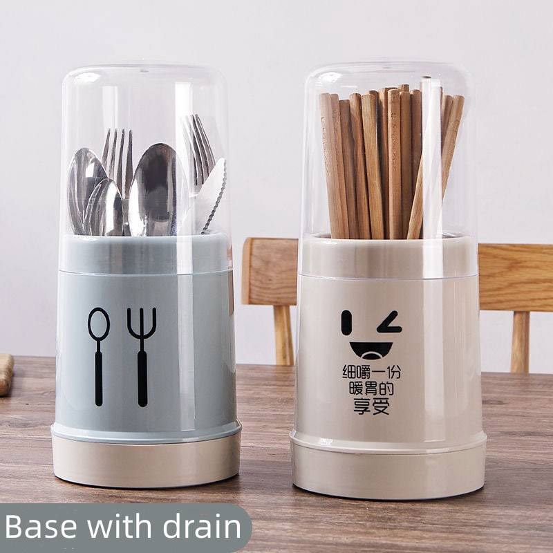 Dust-proof chopsticks cage with cover chopsticks tube kitchen tableware storage box chopsticks basket household chopsticks box shelf chopsticks bucket