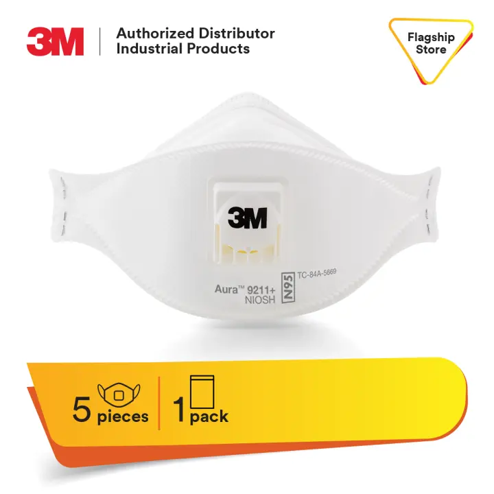 3m Aura Particulate Respirator 9211 N95 5pcs Pack Lazada Singapore